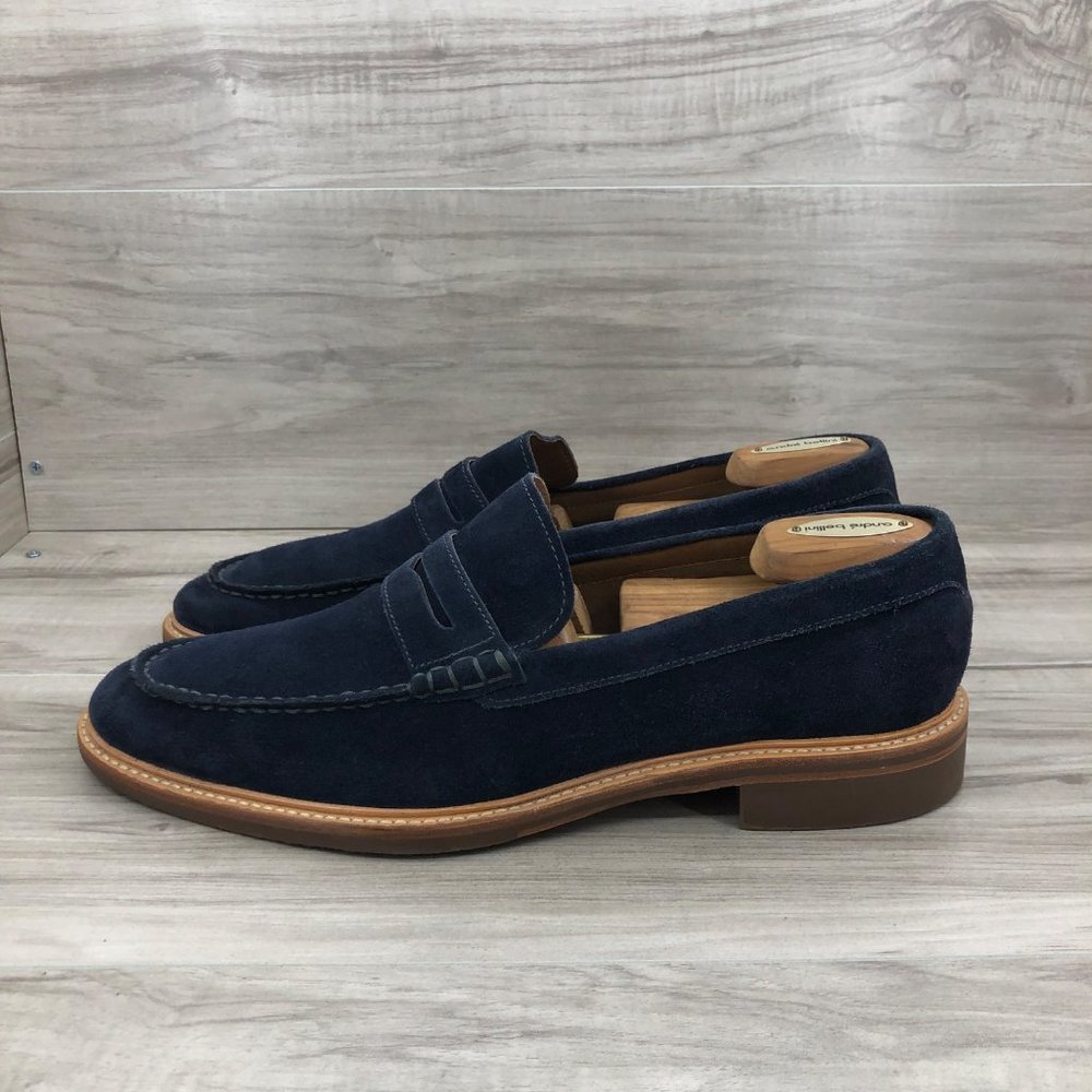 Gordon Rush Liam blue suede loafers size 12